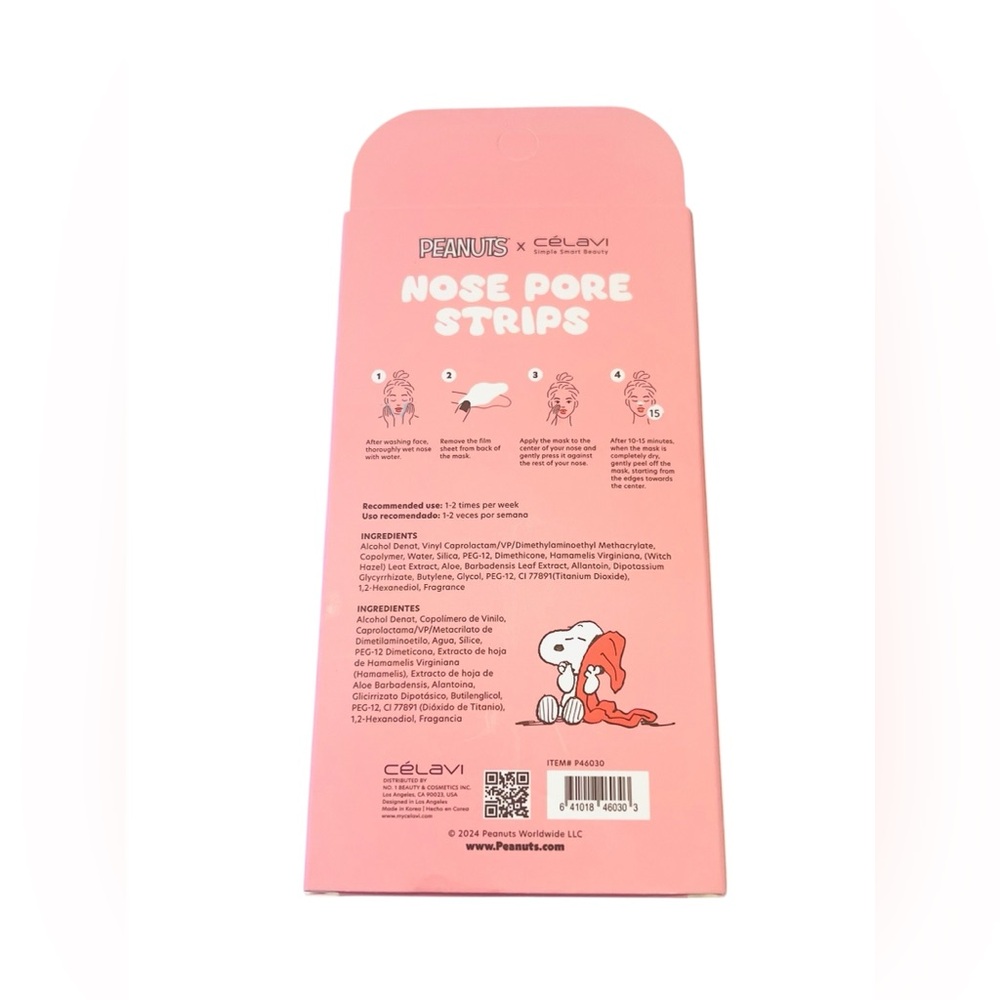 Peanuts x CélaVi Nose Pore Strips - Picture 2 of 2